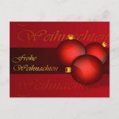 Frohe Weihnachen ポストカード (正面)