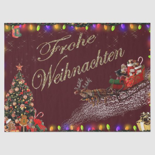 Frohe Weihnachen 薄葉紙 (正面)