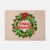 Frohe Weihnachen Fusmatteクリスマス ドアマット (正面)