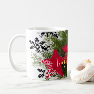 Frohe Weihnachen Kaffeetasse コーヒーマグカップ
