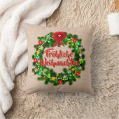 Frohe Weihnachen Kissenクリスマス クッション (ブランケット)