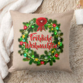 Frohe Weihnachen Kissenクリスマス クッション (ブランケット)
