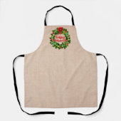 Frohe Weihnachen Schurzeクリスマス エプロン (正面)