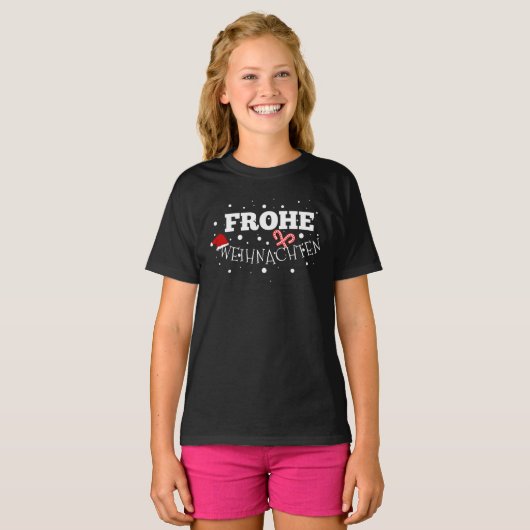 Frohe Weihnachen Tシャツ (正面フル)