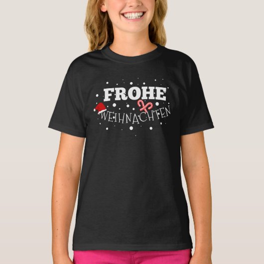 Frohe Weihnachen Tシャツ (正面)