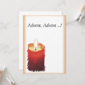 Frohe Weihnachten カード (正面/裏面インサイチュ)