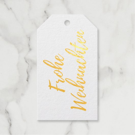 Frohe Weihnachten ギフトタグ (正面)