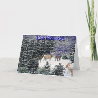 Frohe Weihnachten シーズンカード