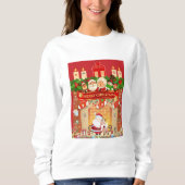 Frohe Weihnachten スウェットシャツ (正面)