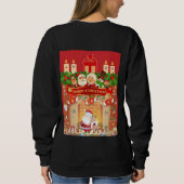Frohe Weihnachten スウェットシャツ (裏面)