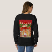 Frohe Weihnachten スウェットシャツ (裏面フル)