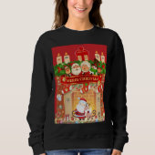 Frohe Weihnachten スウェットシャツ (正面)