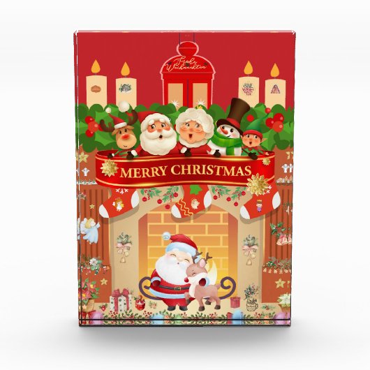 Frohe Weihnachten  フォトブロック (正面)