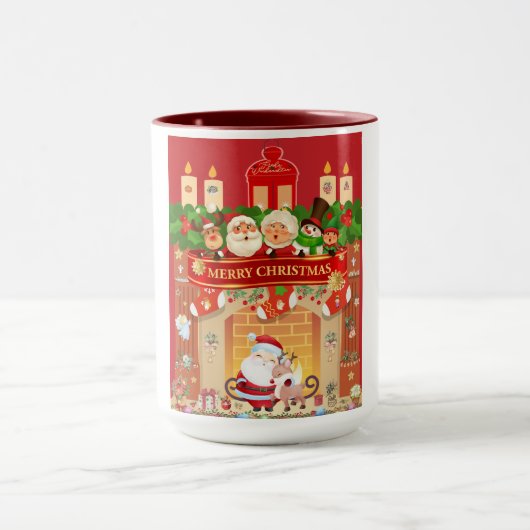 Frohe Weihnachten マグカップ (中央)