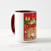 Frohe Weihnachten マグカップ (正面左)
