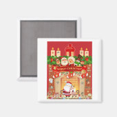 Frohe Weihnachten マグネット (正面/裏面)