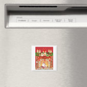 Frohe Weihnachten マグネット (インサイチュ (食洗機))