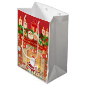 Frohe Weihnachten ミディアムペーパーバッグ (正面アングル)