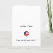 FROHE WEIHNACHTEN (メリークリスマス) シーズンカード (裏面)