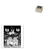 Frohe Weihnachten ラバースタンプ (押印)