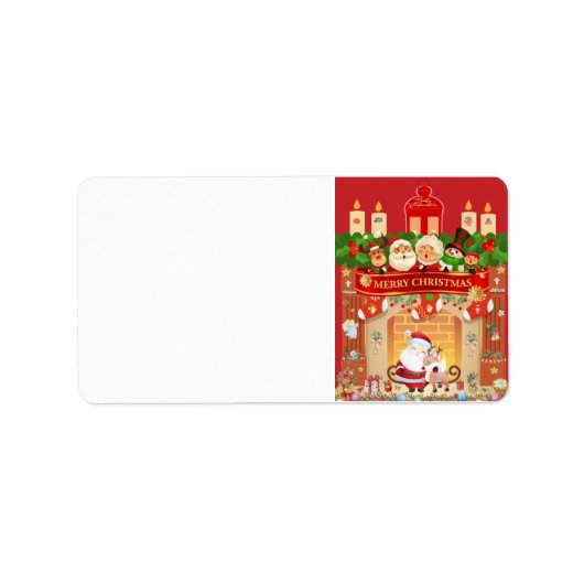 Frohe Weihnachten ラベル (正面)
