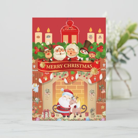 Frohe Weihnachten 招待状 (スタンド正面)