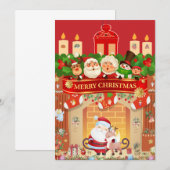 Frohe Weihnachten 招待状 (正面/裏面)