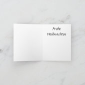 Frohe Weihnachten Karte シーズンカード (内部)