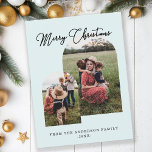 Frohe Weihnachten kundenspezifische Foto Feiertage シーズンポストカード<br><div class="desc">Frohe Weihnachten,  kundenspezifisches Foto Urlaub Postkarte.</div>