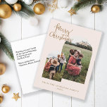 Frohe Weihnachten kundenspezifische Foto Feiertage シーズンポストカード<br><div class="desc">Frohe Weihnachten,  kundenspezifisches Foto Urlaub Postkarte.</div>