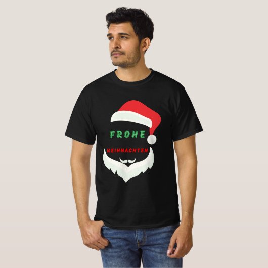 frohe weihnachten tシャツ (正面フル)