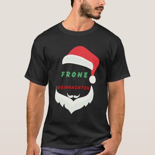 frohe weihnachten  tシャツ (正面)