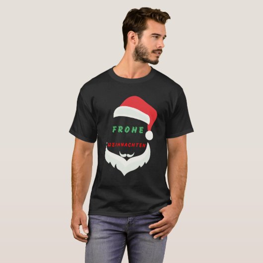 frohe weihnachten tシャツ (正面フル)