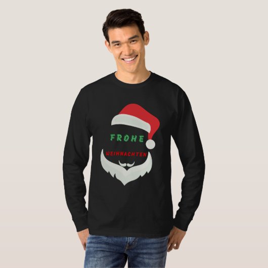 frohe weihnachten  tシャツ (正面フル)
