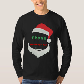 frohe weihnachten tシャツ