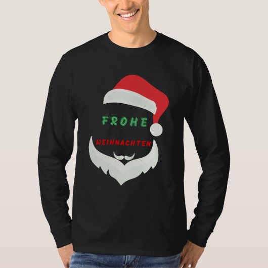 frohe weihnachten  tシャツ (正面)