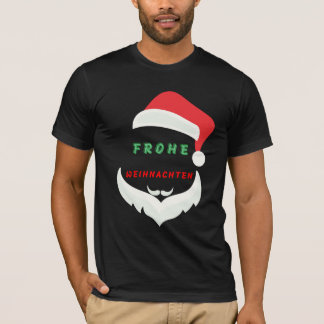 frohe weihnachten tシャツ
