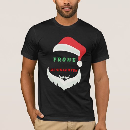 frohe weihnachten  tシャツ (正面)