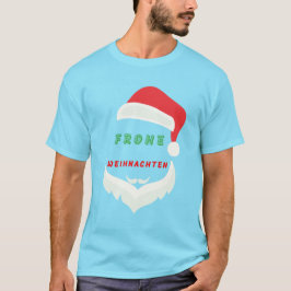 frohe weihnachten tシャツ