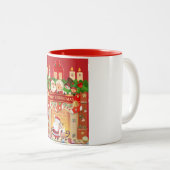 Frohe Weihnachten Tasse ツートーンマグカップ (正面右)