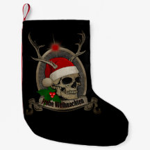 Frohe Weihnachten Totenschädelstern Banner Stern