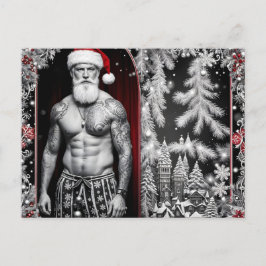 Frohe Weihnachten wünscht der Weihnachtsmann ポストカード