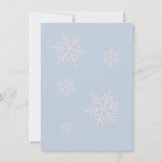 Frohe Weinachten 招待状 (裏面)