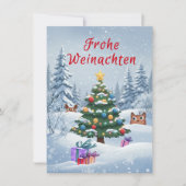 Frohe Weinachten 招待状 (正面)