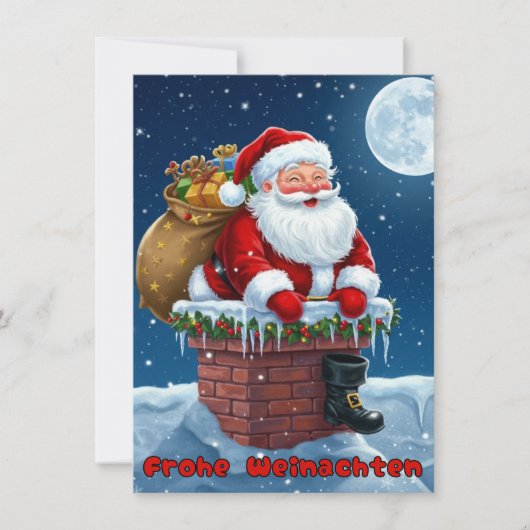 Frohe Weinachten, Postkarte  招待状 (正面)