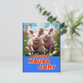 frohes neues jahr ポストカード (スタンド正面)
