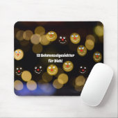 Fröhliche Gesichter マウスパッド (マウス)