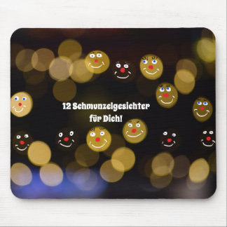 Fröhliche Gesichter マウスパッド