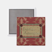 Frohliche Weihnachenマグネット マグネット (正面/裏面)