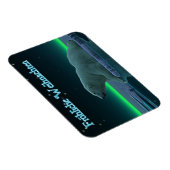 Frohliche Weihnachen – アイスエッジポーラクマ マグネット (右側)